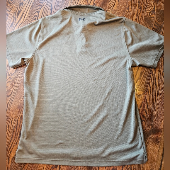 Under Armour Men's Polo Shirt in Olive Green - Picture 5 of 6